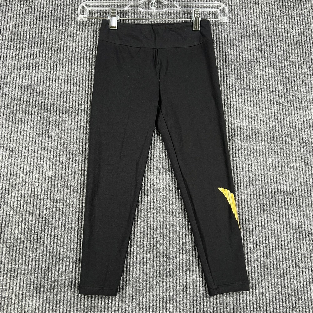 Nike Leggings Youth Girls Medium 6 Black Activewear‎ Sports Training School New